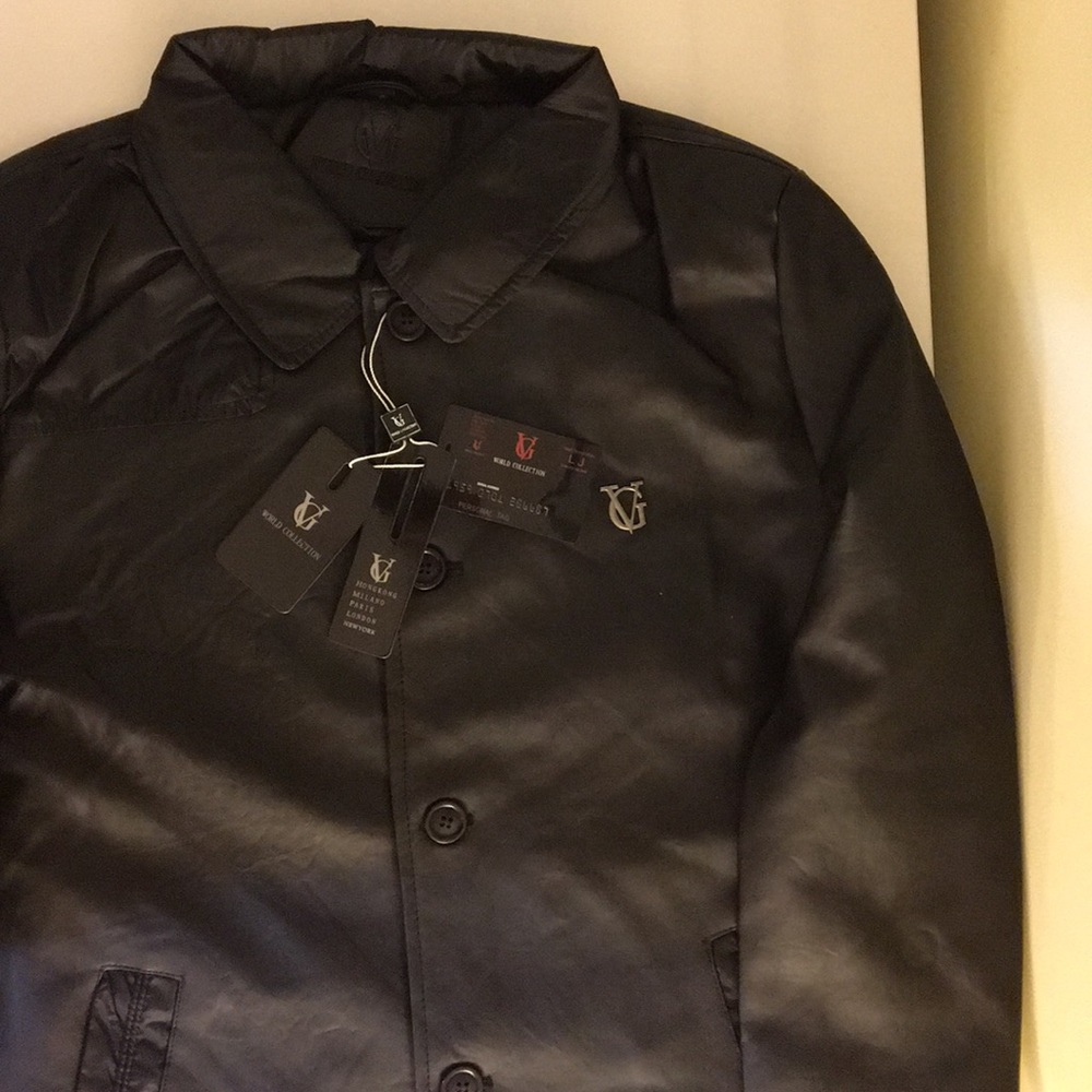 italian leather jacket vg world collection